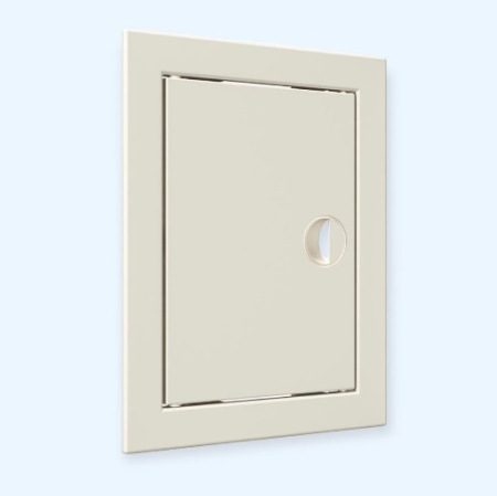 Л1520Р Ivory Люк ревизионный ЛР фланец 146х196 ручка 168х218 пластик Ivory EVECS